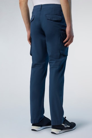 Calças cargo - Azul