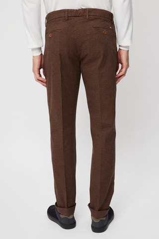 Calças chino slim - Castanho mesclado - Harmont & Blaine