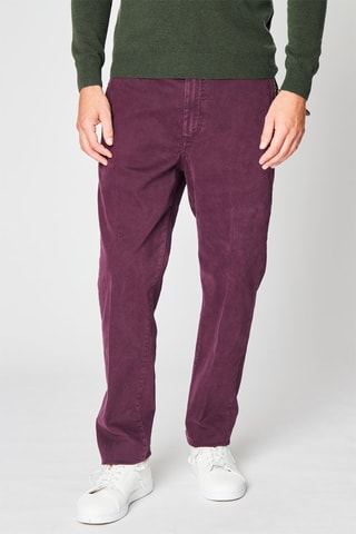 Calças direitas Bordô - Harmont & Blaine