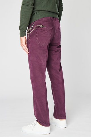 Calças direitas Bordô - Harmont & Blaine