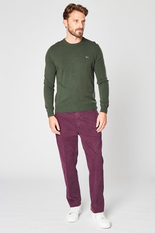 Calças direitas Bordô - Harmont & Blaine