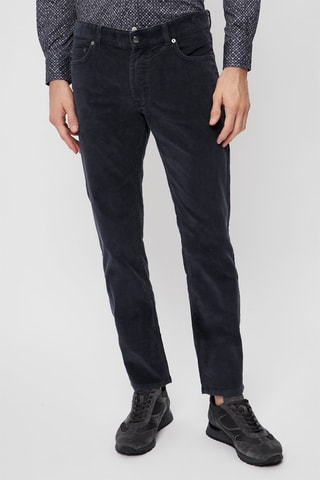 Calças em veludo - Azul-marinho - Harmont & Blaine