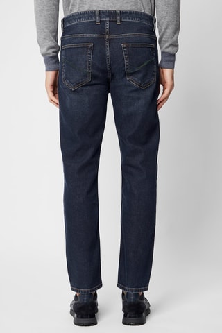 Calças de ganga direitas 7/8 - Azul-escuro - Harmont & Blaine