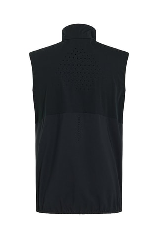 Casaco de running sem mangas Preto