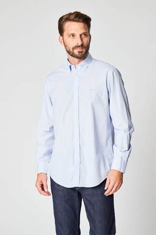 Camisa Azul e branco - Harmont & Blaine