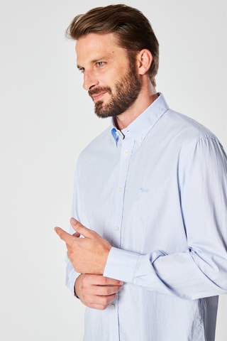 Camisa Azul e branco - Harmont & Blaine