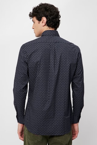 Camisa regular - Azul-escuro - Harmont & Blaine Jeans