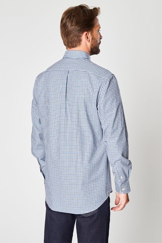 Camisa aos quadrados Azul