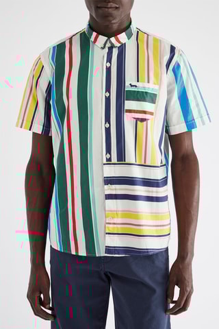 Camisa - Branco e verde - Harmont & Blaine