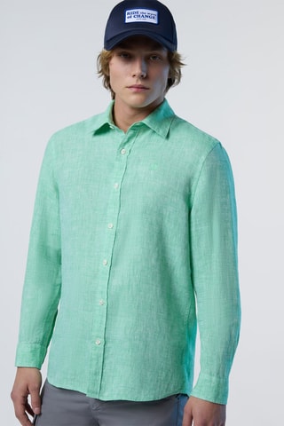 Camisa de linho - Verde