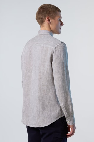 Camisa de linho - Cinzento