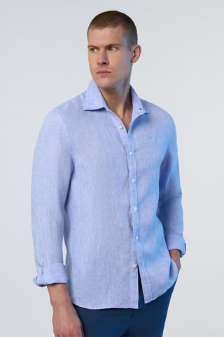 Camisa de linho - Azul