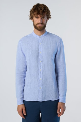 Camisa de linho - Azul