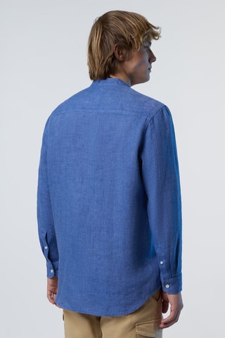 Camisa de linho - Azul