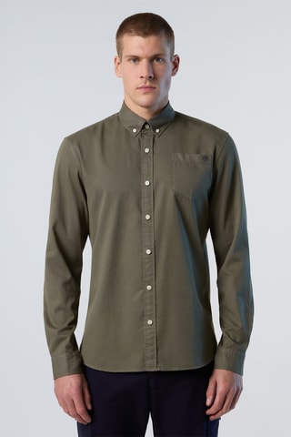 Camisa regular - Verde