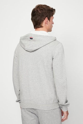 Sweat com capuz - Cinzento