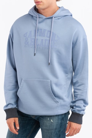 Sweat com capuz - Azul-celeste - Harmont & Blaine