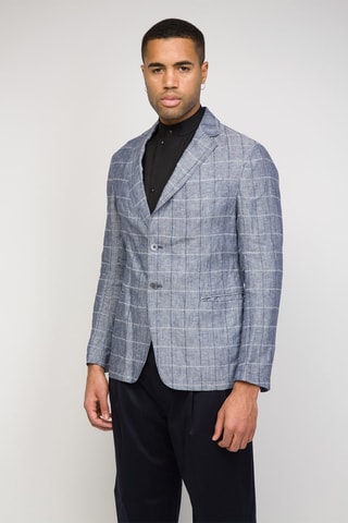 Blazer em linho Azul-celeste - Emporio armani