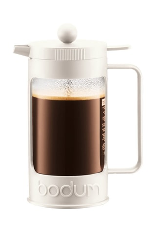 Cafeteira de pistão  Bean em aço inoxidável e vidro borossilicato 
1 l