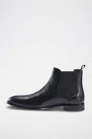 Bottines Chelsea en cuir Noir - Lazzareli