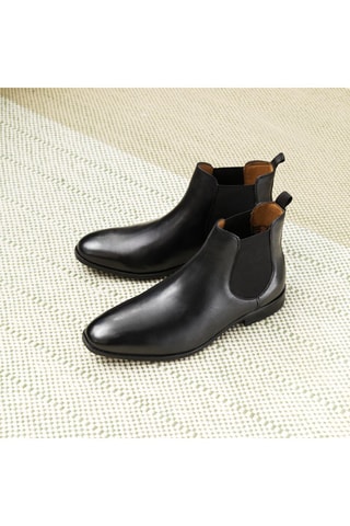 Bottines Chelsea en cuir Noir - Lazzareli
