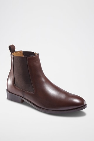 Bottines Chelsea en cuir Marron  - McFinlay