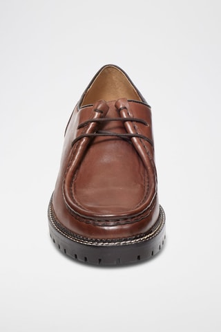Derbys Roystom en cuir Camel - McFinlay
