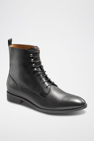 Boots en cuir Henry Noir - McFinlay