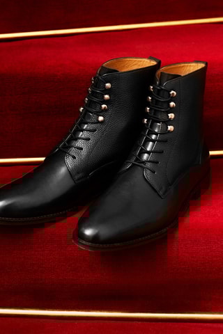 Boots en cuir Henry Noir - McFinlay