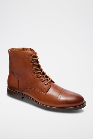 Bottines Jackson en cuir Camel - McFinlay