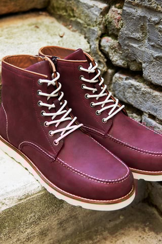 Bottines Keith en cuir Bordeaux - McFinlay