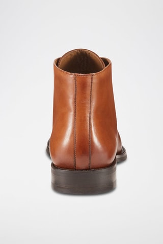 Boots en cuir Camel  - Guillemets