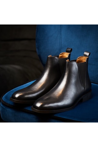 Bottines Chelsea en cuir Noir - Shepperd and Sons