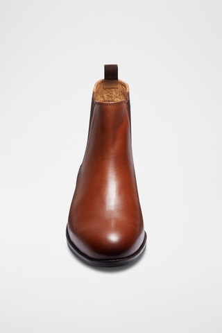 Bottines Chelsea en cuir Camel - Arthur & Brooke