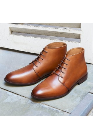 Boots en cuir Camel - Arthur & Brooke