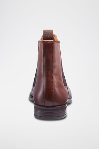Bottines Chelsea en cuir Albert Marron - Arthur & Brooke