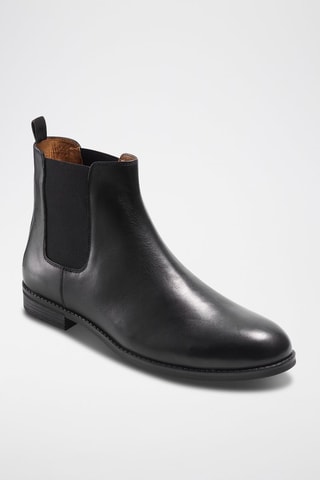 Bottines Chelsea en cuir Albert Noir - Arthur & Brooke