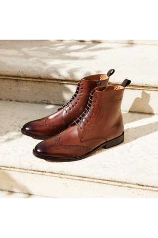 Bottines en cuir Stephen 
Marron - McFinlay