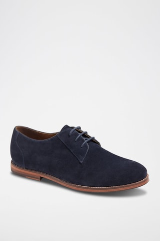 Derbys en nubuck Jean - Bleu marine - Boncourt