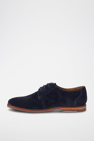 Derbys en nubuck Jean - Bleu marine - Boncourt