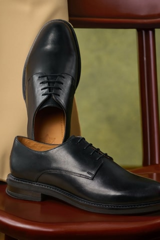 Derbys en cuir Regis - Noir - Eric Bonchamps