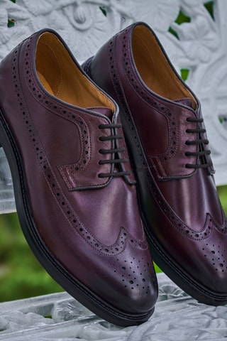 Derbys en cuir Anatole - Marron - Eric Bonchamps