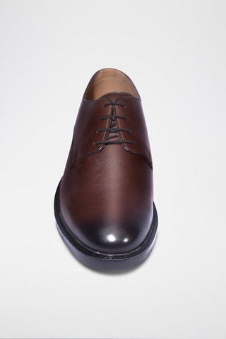 Derbys en cuir Regis - Marron - Eric Bonchamps