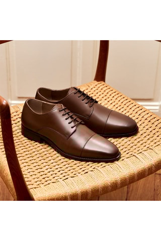 Derbys en cuir Oliver 
Marron - Leonarr x Swan