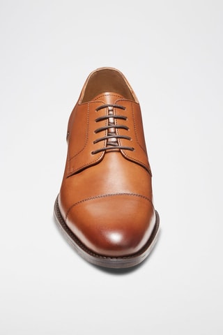 Derbys en cuir Kafka Camel - Guillemets