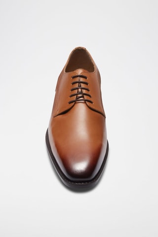 Derbys en cuir Watson Camel - Arthur & Brooke