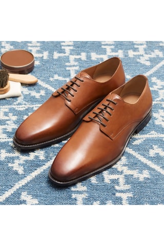 Derbys en cuir Watson Camel - Arthur & Brooke