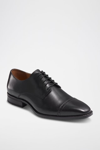 Derbys en cuir Edward Noir - Arthur & Brooke