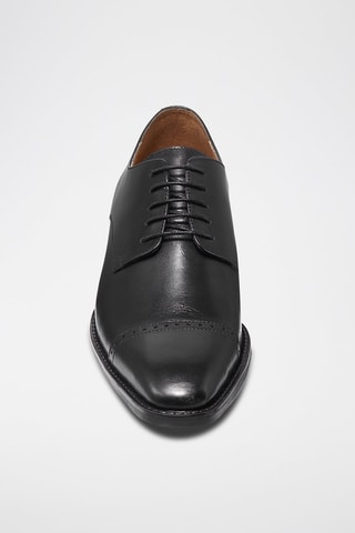 Derbys en cuir Edward Noir - Arthur & Brooke