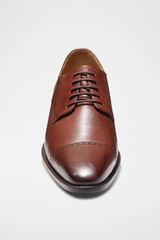 Derbys en cuir Edward Marron - Arthur & Brooke